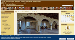 Desktop Screenshot of abbaziamorimondo.it